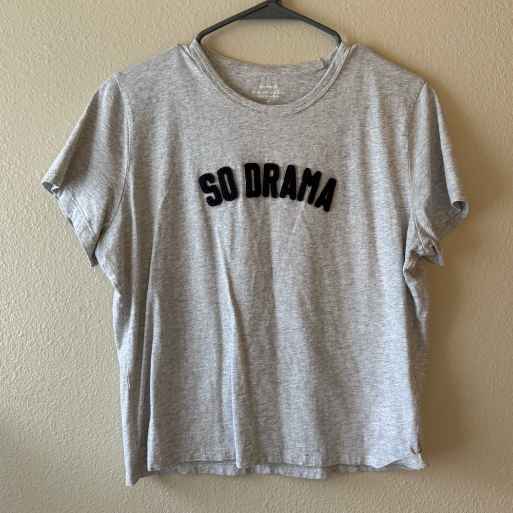 Abercrombie & Fitch Gray T-Shirt